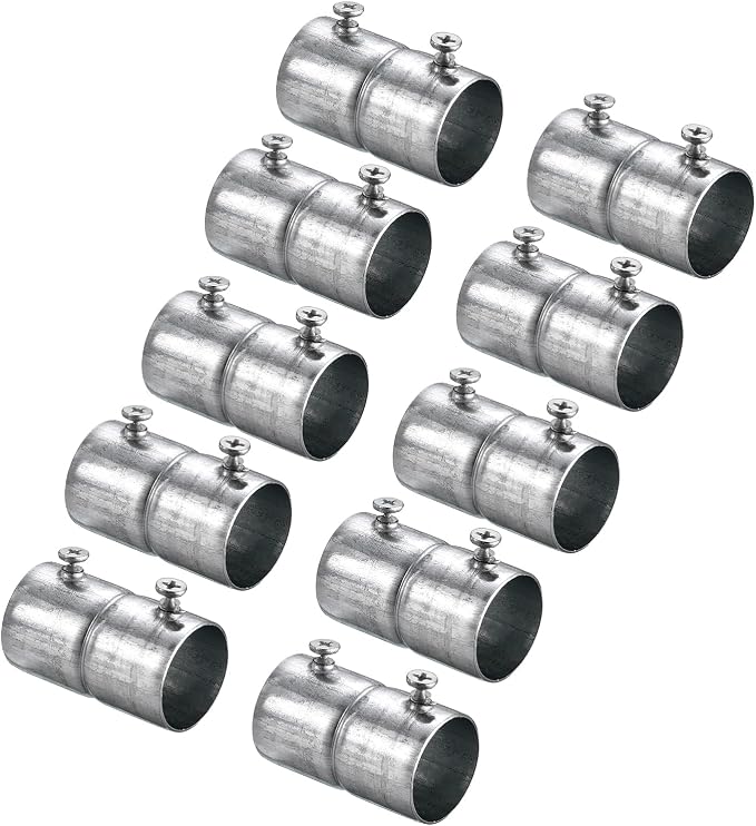 uxcell EMT Coupling, 25mm EMT Set Screw Coupling Conduit Fittings 48mm Length by uxcell