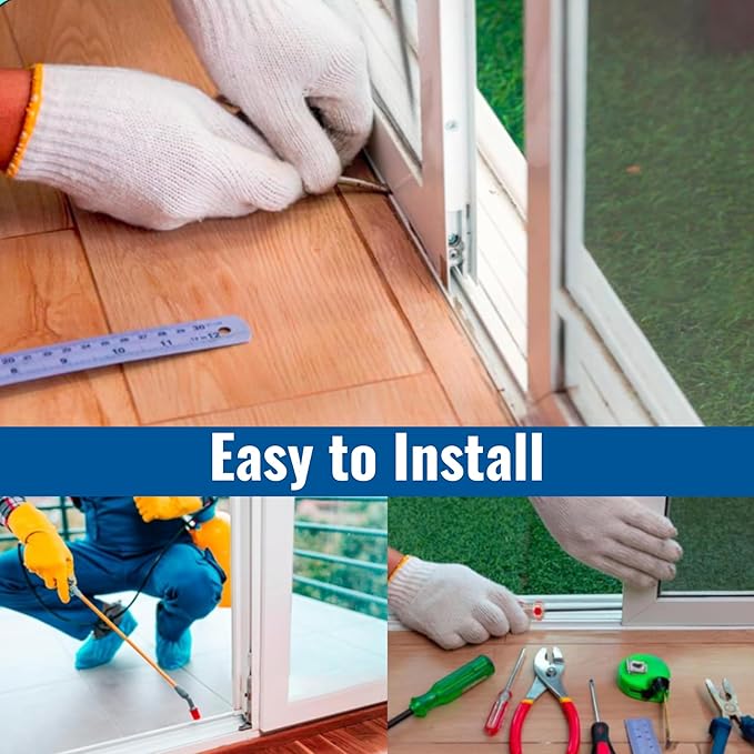 Vinyl Sliding Screen Door Track, Sliding Door Bottom Track Replacement - Image 4