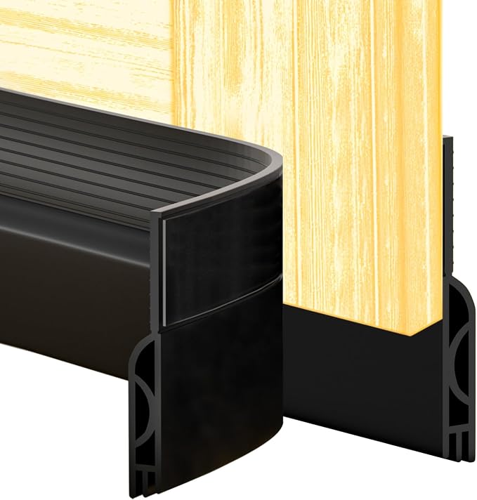 Door Draft Stopper for Bottom of Door, Weather Stripping Door Seal Door Gap by Zibian