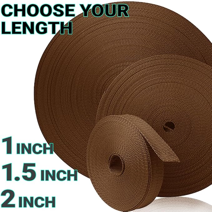 Webbing Strap, 3/4" to 2", 10-50 Yds, EDC gear, backpack repair and pet dog - Image 9