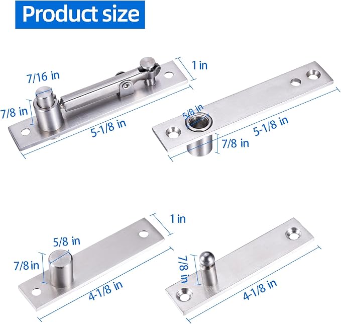 2 Pack | Heavy Duty Pivot Hinge - Image 7