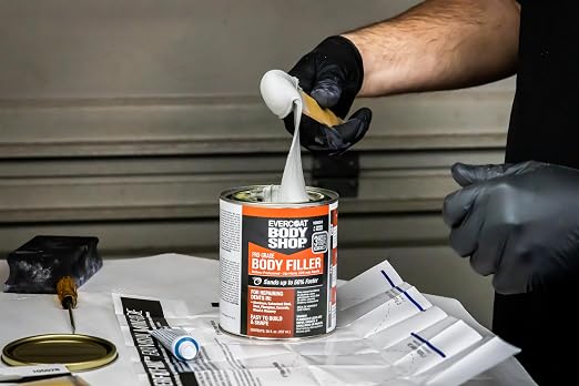 105001 Pro-Grade Body Filler, Fast Drying and Lightweight Multipurpose - Image 7