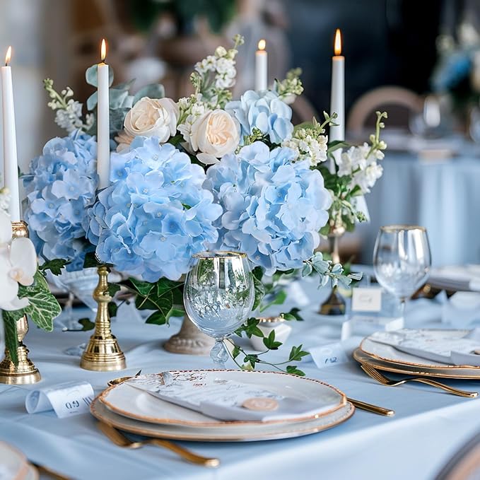 Auihiay 304Pcs Hydrangea Artificial Flowers Bulk, Faux Artificial Hydrangea | - Image 6