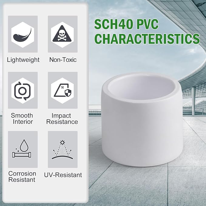 SCH40 PVC Cap 1/2 Inch - Image 5