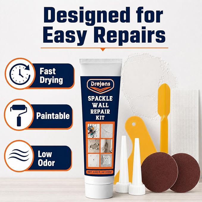 Drywall Repair Kit, Wall Spackle Paste - Image 4