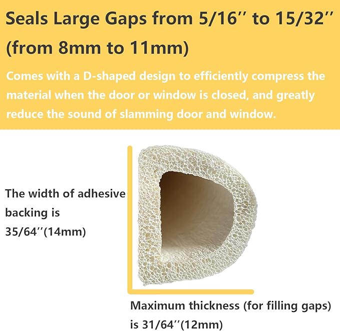 VITAM AMO Weather Stripping Seal Strip - Image 3