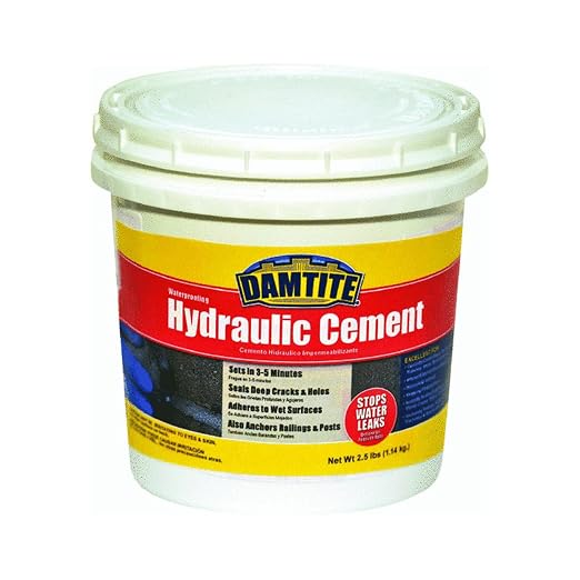 3Lb Wtrprf Hydraulic Cement DAMTITE Waterproofing Hydraulic Repair 07032 by Unknown
