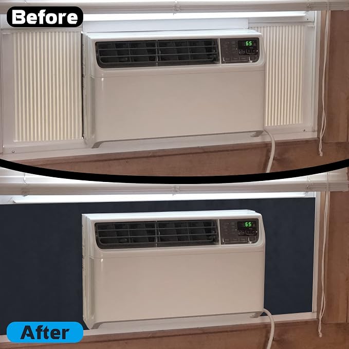 Air Jade Window Air Conditioner Side Panels, Full Surround Insulated Foam Cover - Image 3