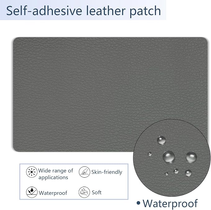 Self Adhesive Leather Repair Patch, 8×12 Inch Sofa Leather Repair Patch - Image 3