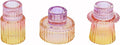 Vixdonos Glass Candlestick Holders Tealight Candle Holders by Vixdonos