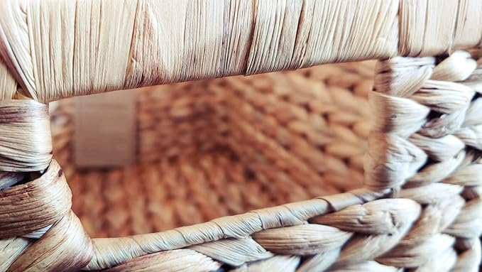 M4DECOR Set of 6 Rectangular Wicker Storage Baskets - Image 7