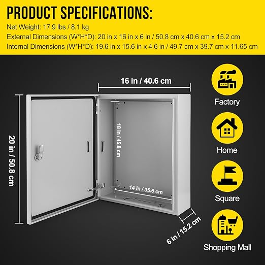 Electrical Box, IP66 Waterproof & Dustproof, Outdoor/Indoor Electrical Junction - Image 5