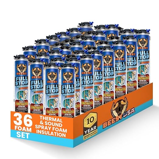 BEEST FullStop Fire-Rated Spray Foam Insulation by BEEST