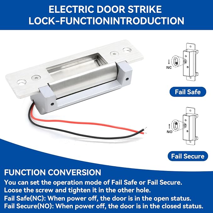 2026 Upgraded ANSI Standard Heavy Duty Electric Door Strike Lock - Image 6