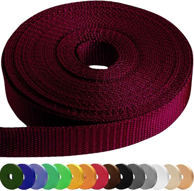 Webbing Strap, 3/4" to 2", 10-50 Yds, EDC gear, backpack repair and pet dog by TECEUM