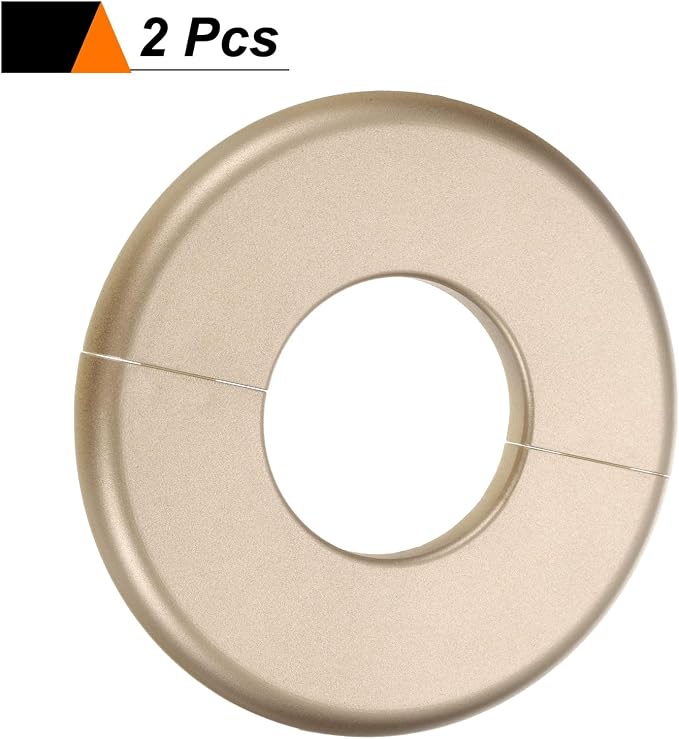 HARFINGTON 2pcs Wall Split Flange 44mm/1.7" Self-Adhesive Plumbing Cover Plates - Image 3