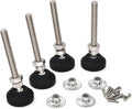 M10 Adjustable Leveling Feet, 4 Pack, 20° Swivel Base by Unknown