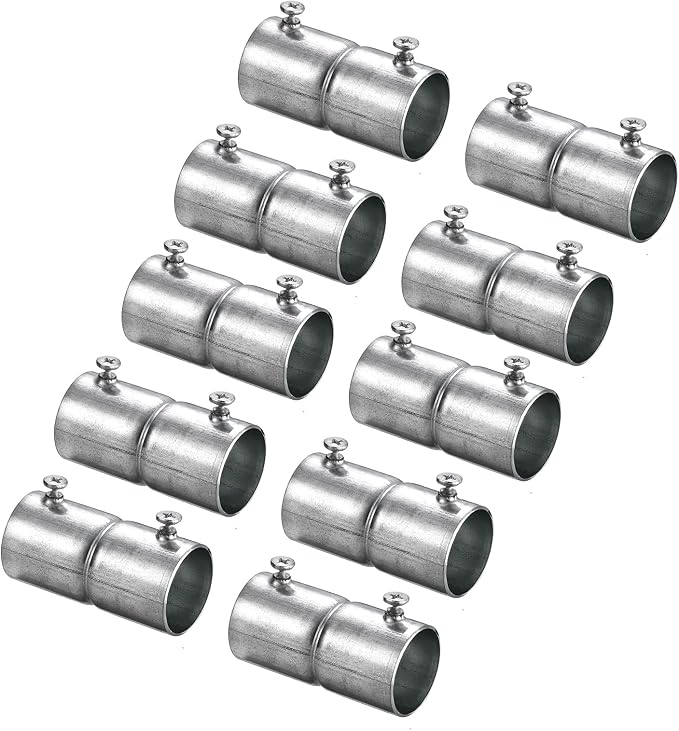 uxcell EMT Coupling, 25mm EMT Set Screw Coupling Conduit Fittings 57mm Length by uxcell
