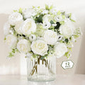 12 Packs Peonies Artificial Flowers by MARTINEMALL