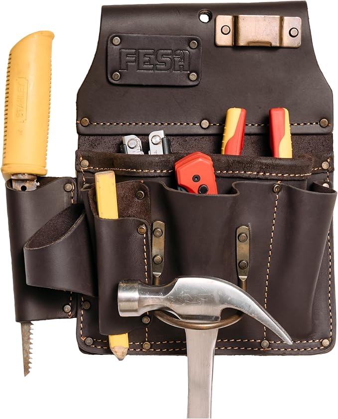 FESA Leather Drywaller's Tool Pouch by FESA