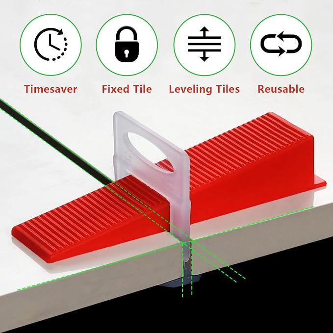 Reusable Leveling Wedges, Reusable Tile Leveling System Wedges - Image 5