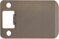 Round Corner Extended Lip Strike Plate, 2-1/4" x 3", Antique Brass by StoneHarborHardware