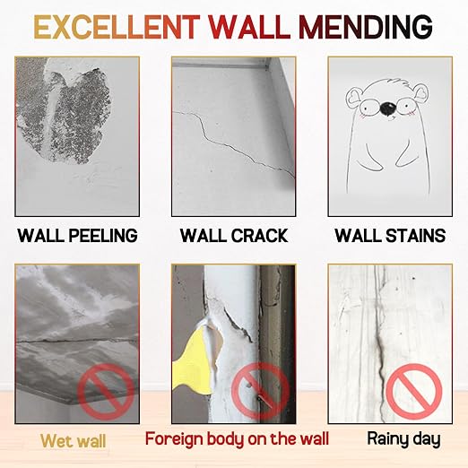 Drywall Patch Repair Kit with Scraper, Wall Spackle Repair Paste, Wall Mending - Image 4
