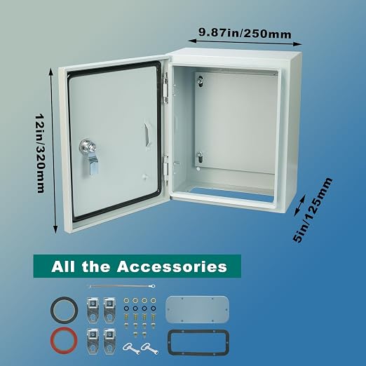Waterproof Electrical Enclosure 12 x 10 x 6'', Electrical Junction Box - Image 7