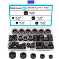 60PCS Black Carbon Steel Pipe Plug Fitting Assortment Kit by Hmknana