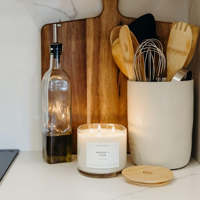 Aspen & Fog 3 Wick Scented Candle - Image 6