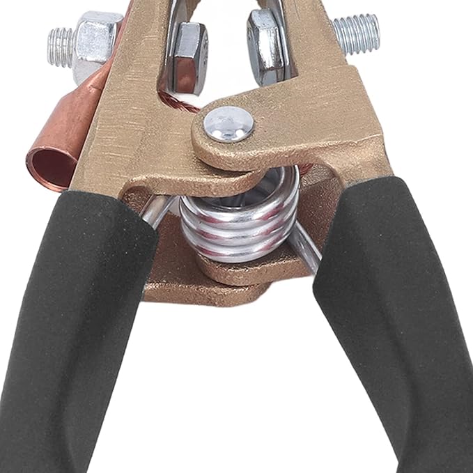 Grounding Work Clamp, Wear Resistant Anti Oxidation Welding Ground Clamp Brass - Image 8