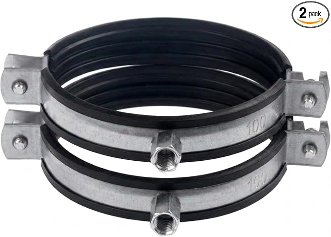 2pcs, Duct Clamp 4 inch Bracket by Steinberg14