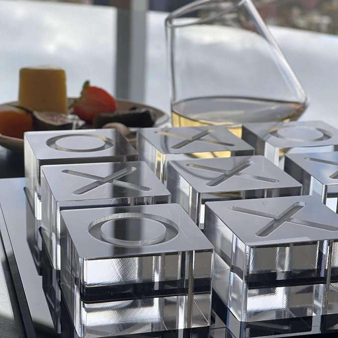 Modern Tic Tac Toe for Home Decoration Acrylic XO - Image 4