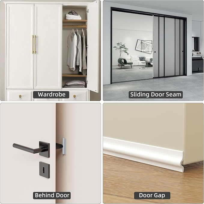 Kneelisa 118 Inch T Shape Sash Window Weather Stripping Door Seal Strip | Self - Image 6