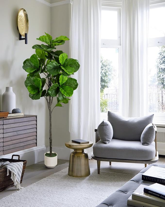 Artificial Fiddle Leaf Fig Tree 6FT - Image 7