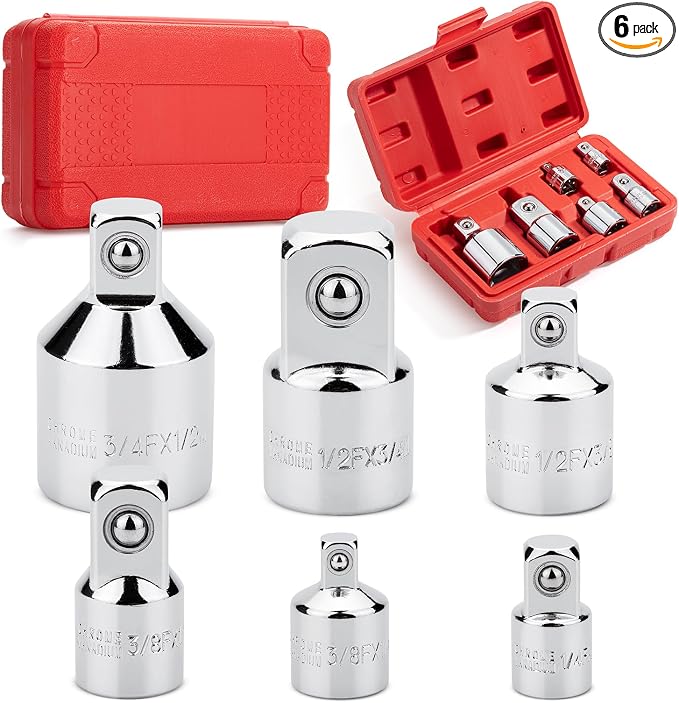 Bates- Impact Socket Adapter and Reducer Set, 3/4" Drive Impact Socket Adapter by BatesChoice