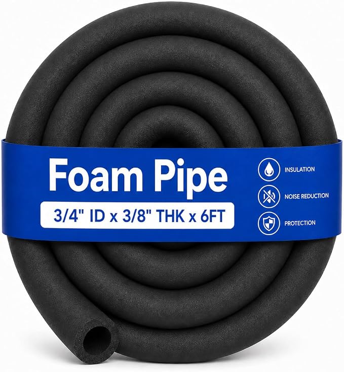 CARGEN 3/4" ID Foam Pipe Insulation by CARGEN