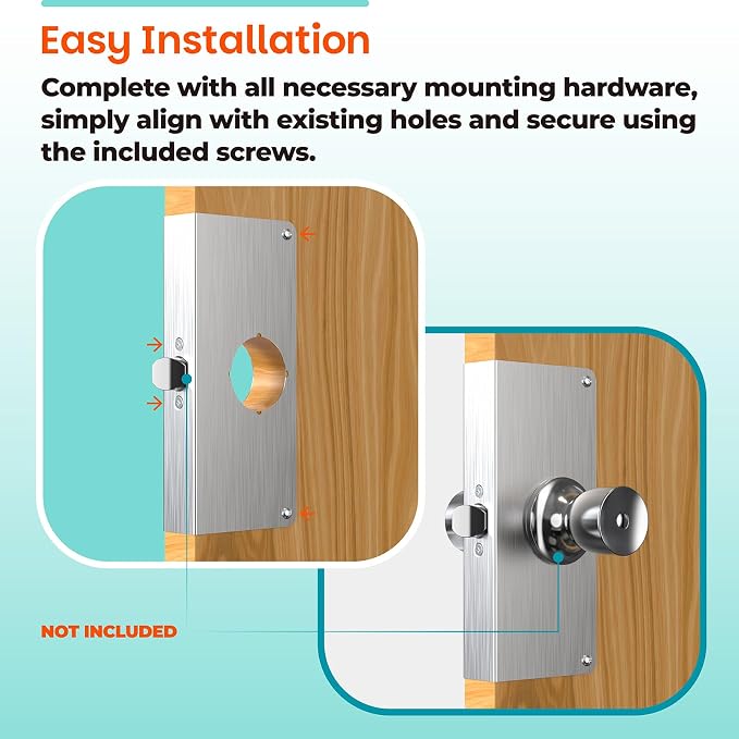 U 9585 Stainless Steel Lock Reinforcement Plate - Image 5