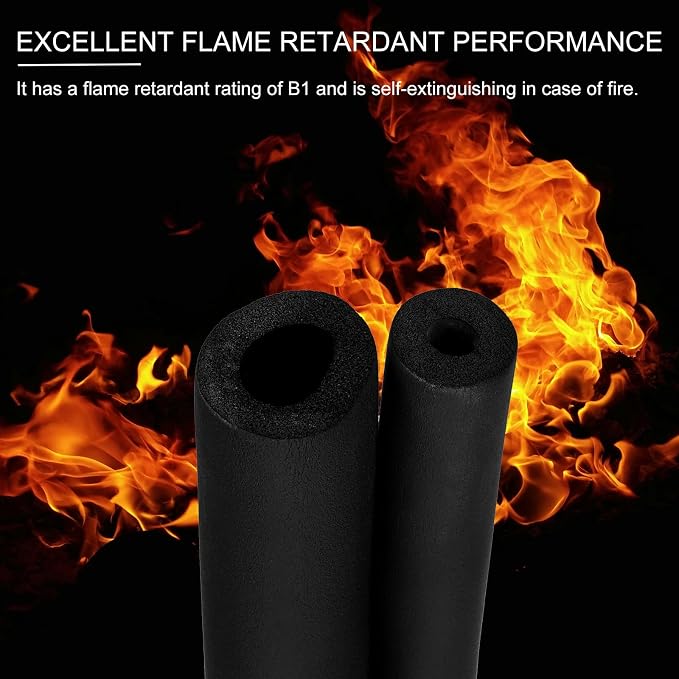 PATIKIL 1/4" ID x 6Ft x 0.35" Pipe Insulation Foam Tube, Pipe Cover Wrap Roll - Image 3