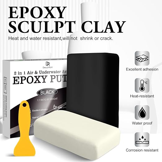 Epoxy Putty - 12oz 2 Part Strong Formula, Ceramic Repair - Image 2