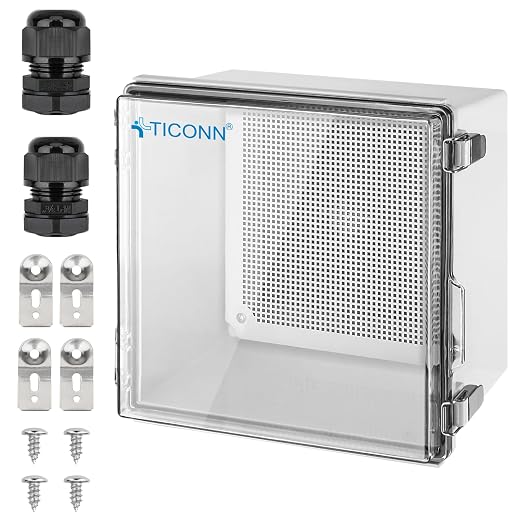 TICONN Outdoor Electrical Box Waterproof, ABS IP67 Junction Box Enclosure | by TICONN