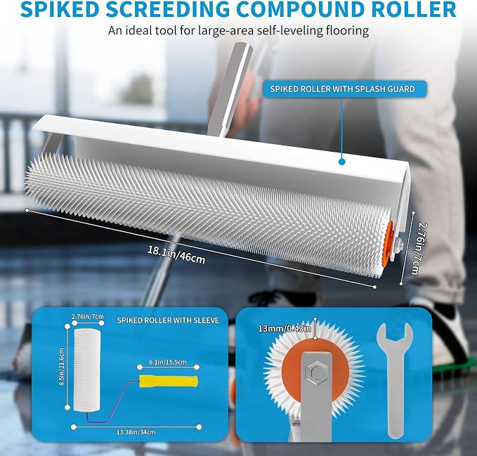 Complete Self Leveling Cement Tool Kit, Professional Epoxy Floor Kit Tools - Image 2