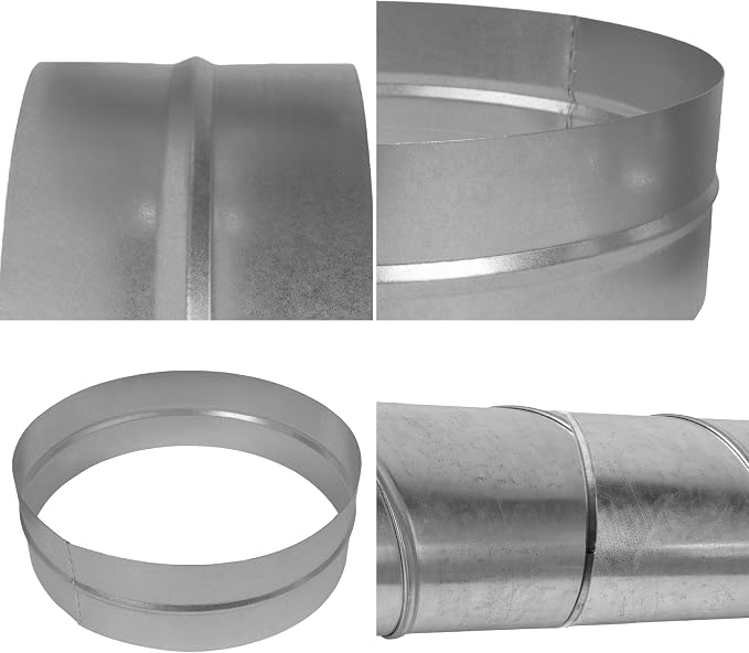 10 Inch Duct Connector for HVAC Ducting, Dryer Vent Hose - Image 7