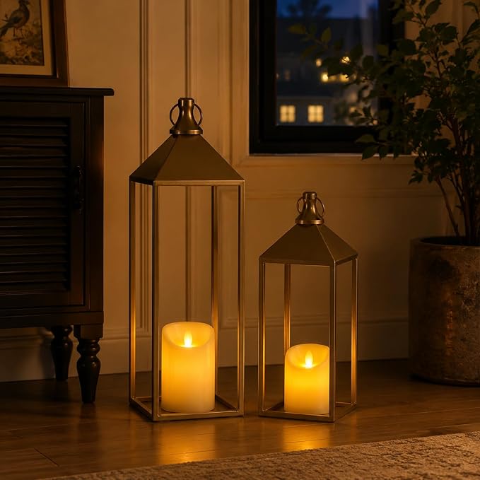 Set of 2 Decorative Lanterns - Image 6