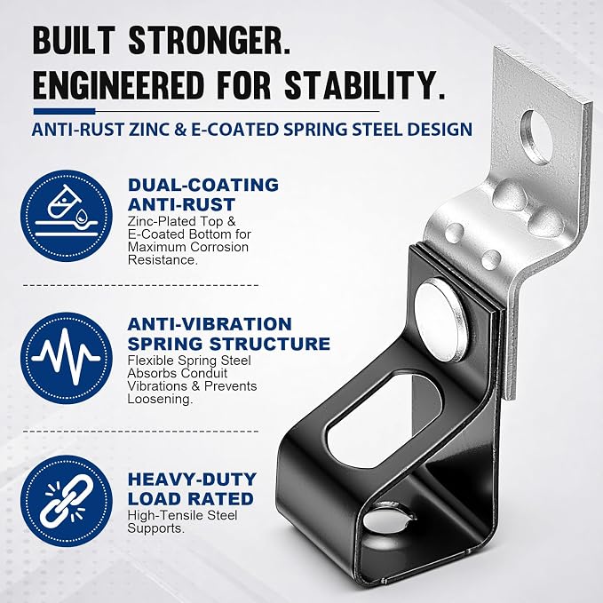 Hicarer 50pcs 1/4″ Threaded Rod Hanger - Image 3