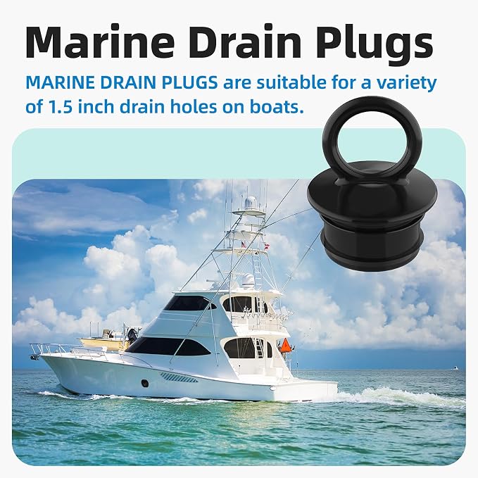 PVC Push-in Boat Drain Plug, Livewell Plug - Image 6