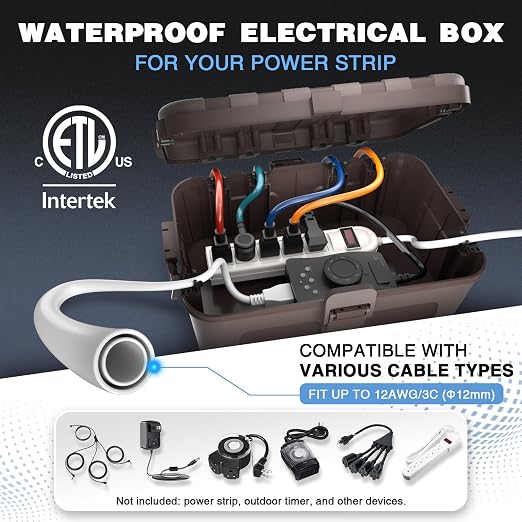 Large Outdoor Electrical Box Waterproof, - Image 2