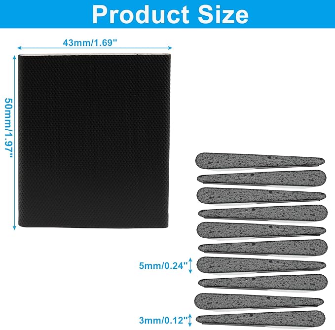 Door Corner Seals, Self-Adhesive Wedge Draft Stoppers, Foam Pads, Weather - Image 3