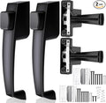 Novabright 2 Set Storm and Screen Door Handle, Button | Fits Doors 5/8 –1-1/4” by Unknown