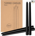 LYOBATH 30 Pack Black Taper Candles by LYOBATHLLC